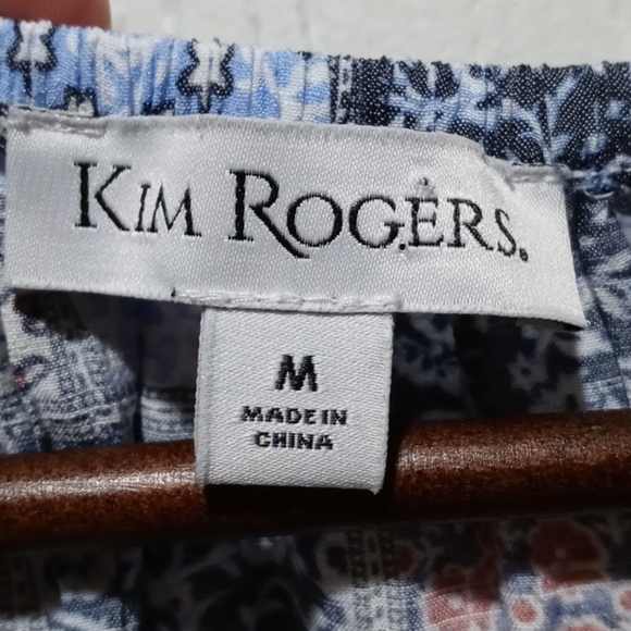 Kim Rogers tops size medium wide sleeve - Picture 3 of 6